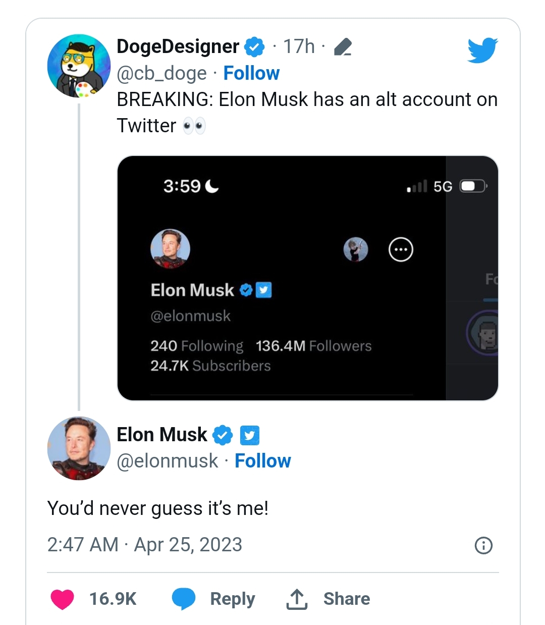 Elon Musk Shared His Twitter Account Details Accidentally Stmn News