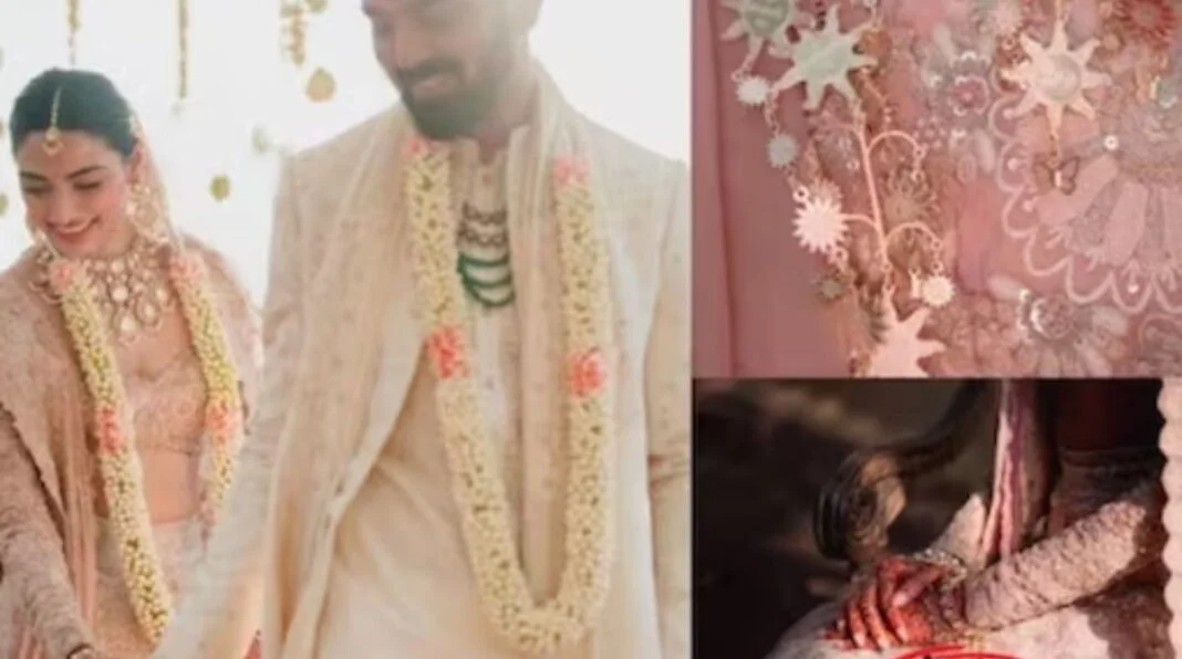 Athiya Shetty's wedding kalire has seven vows in the design