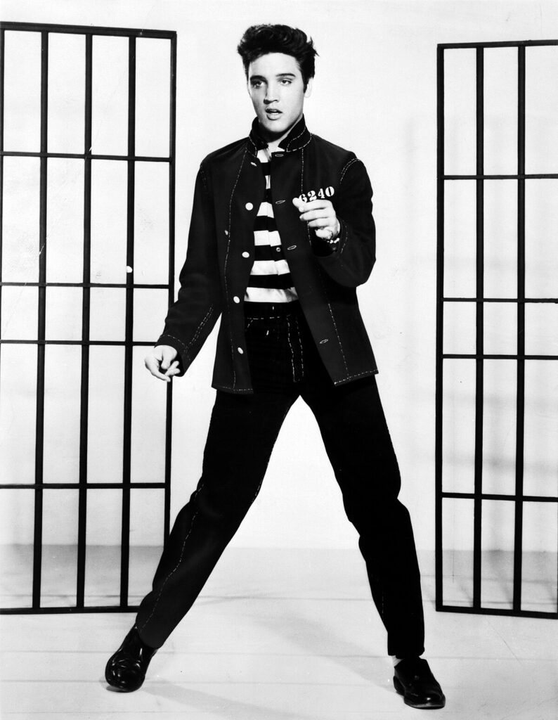 Elvis in Jailhouse Rock